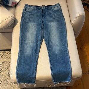 Wit & Wisdom Blue cropped Leg Jeans Classic Style